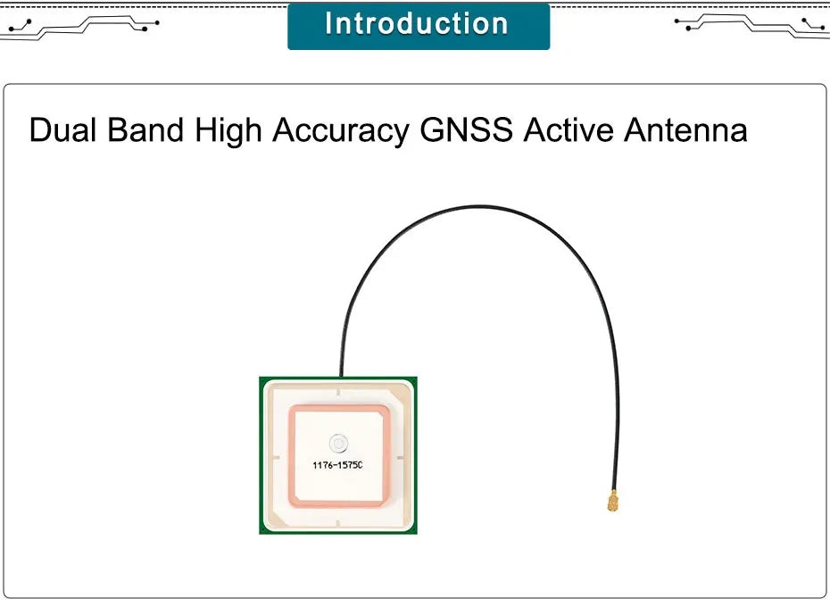 28dbi Dual Band High Accuracy RTK Active GPS GNSS B1 L1 L5 G1 Navigation Antenna for Car GPS Navigation Module Truck GPS Tracker