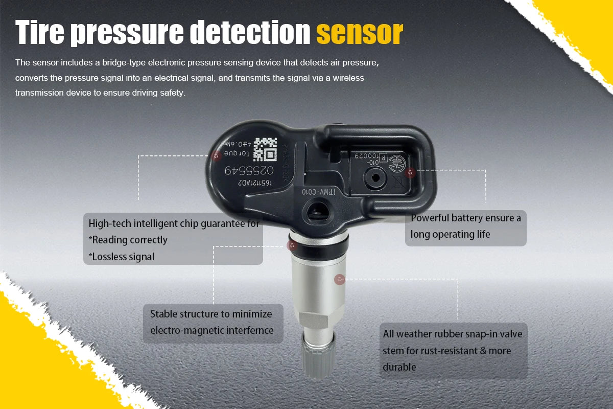 4PCS 315MHz Tire Pressure Monitoring Sensor TPMS PMV-C010 For Toyota Yaris Camry Corolla Lexus NX RX Compatible With 4260706020