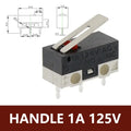 20PCS 3Pins 1A 125V Mini Micro Limit Switch Terminals SPDT Roller Arc Lever Snap Action Push Micro Mouse Switches C NO NC PCB