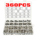 360pcs 5*20,6*30mm Glass Tube Fuse Combination Fast Melting Glass Tube Fuse Combination Kit Fast Melting Glass Fuse