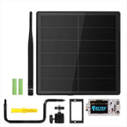 D5 Solar Node with 5V Solar Panel Heltec ESP32 LoRa 32 V3 for WiFi Meshtastic LoRaWAN Built in 5200mAh Battery