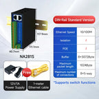 8-Channel Serial Server RS485/232/422 to RJ45 EBYTE NB183-V2 Upgraded Series ModBus RTU to TCP Build-in Watchdog MQTT/HTTP IOT
