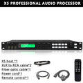 FUHAM Professional Digital X5 Preamp Effects Processor KTV Reverb Suppression Anti-Howl Bluetooth Audio Processor