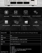 2026 Core I5 1340P 13th Gen Nuc Nano Small Micro PC Mini PC X86 2 Ethernet Lan Windows 10 11 Linux Ubuntu DDR5 Cheap Mini Pc