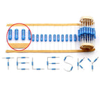 20pcs 3W Metal Film Resistor 1% 1Ω - 1MΩ 10 47 100 120 150 220 300 330 470 910 1K 2.2K 4.7K 10K 15K 20K 47K 100K 220K 470K ohm