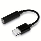 Type C To 3.5mm Aux Adapter 3 5 Jack Audio Cable for Huawei Xiaomi Redmi POCO Sumsang LG 3.5MM to 8Pin Aux Adputer for iPhone
