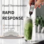 -50-300℃ Digital Food Thermometer For Meat Kitchen Cooking Water Milk Food Probe Temperature Meter BBQ Electronic Oven Tool