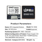 PU-182Q M10GNSS GPS Module with Compass, Compatible with INAV Betaflight Ardupilot, Support GPS Galileo GLONASS BeiDou QZSS SBAS