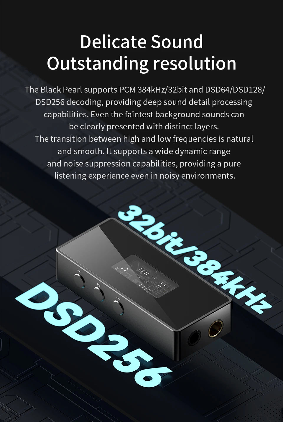 TRN Black Pearl HiFi High-performance DAC Decoding Dual Chip Digital Audio Decoder