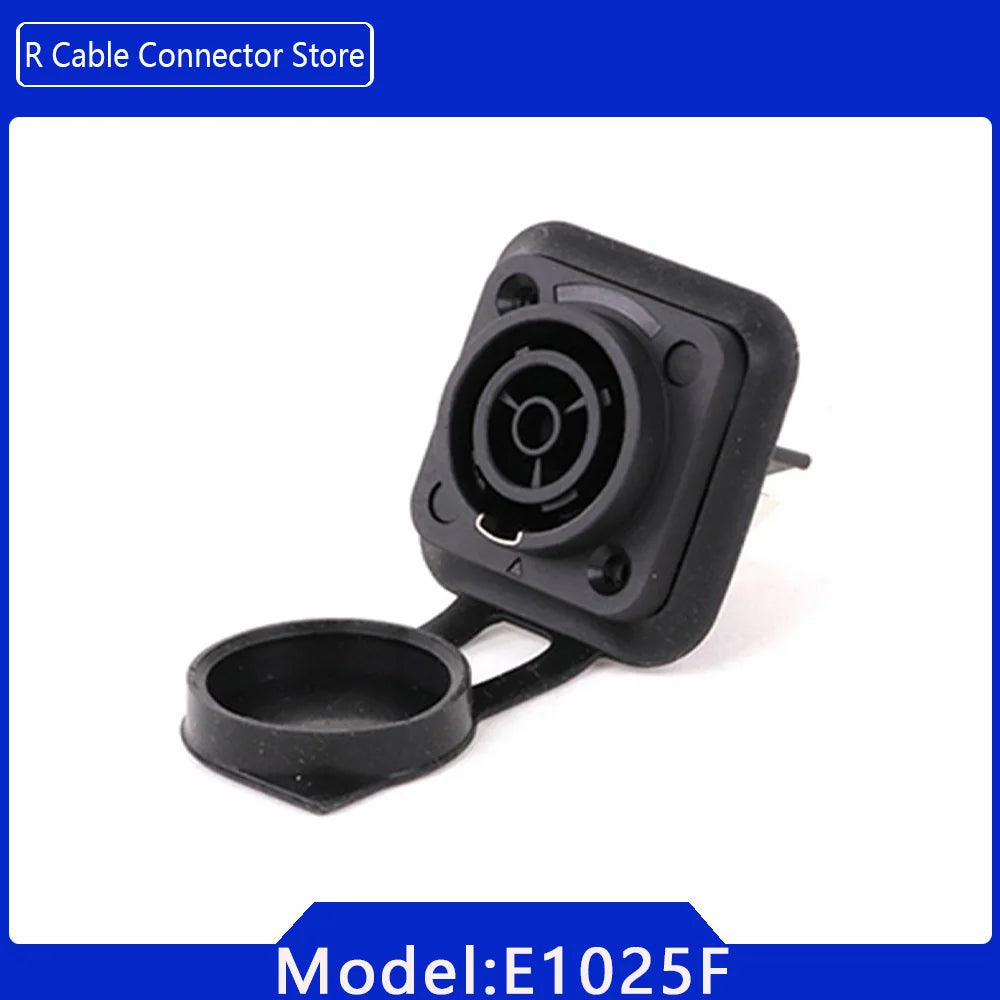 2pcs 3Pins Waterproof IP65 True Locking Powercon Male Plug Jack Power Female Sockets Chassis Wire Connectors