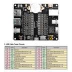 DT3 ON-OFF Data Cable Detection Board For iPhone Android Data Cable Type-C Micro Lightning Data Switching Test Board