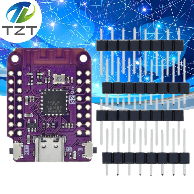 ESP32 S2 Mini WIFI Board Based ESP32-S2FN4R2 ESP32-S2 4MB FLASH 2MB PSRAM MicroPython For Arduino Compatible D1 mini upgrade