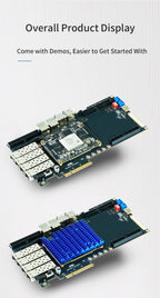 PUZHI  7035 7045 7100 Card:  Xilinx SoC ZYNQ 7000 7035 7045 7100 FPGA Development Board PCIe SFP USB ZC706