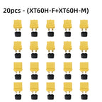 XT60H Connector Plug with Sheath Housing Female Male XT60 Bullet Adapters Connectors for RC Lipo Battery Car Drone Airplane