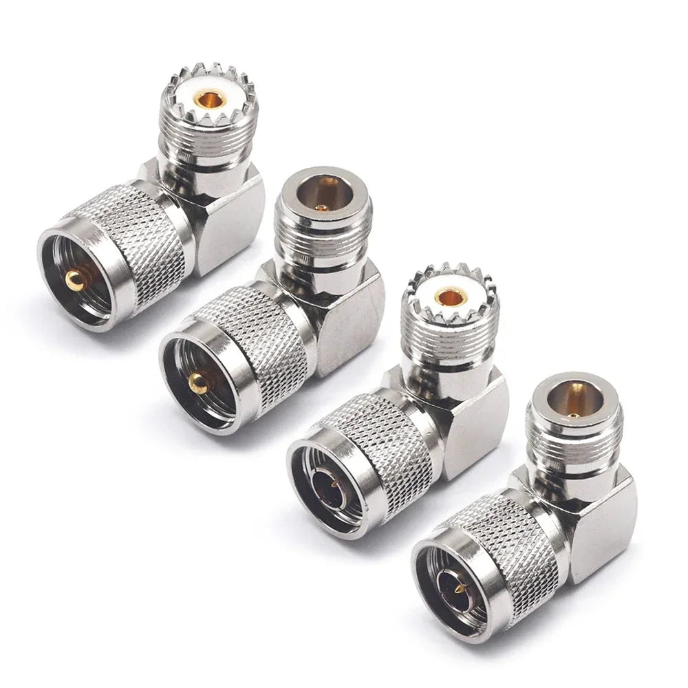 RF Connector UHF-JKW UHF N-S Male and Female UHF/N-KJ M Female Elbow 90 Degree SL16/SO239 Right Angle RF Adapter
