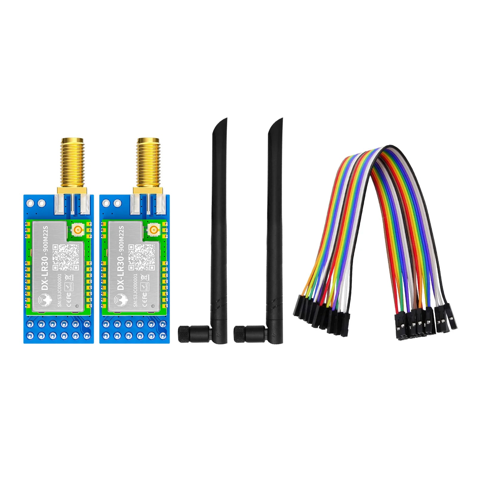 SX1262 LoRa Module Developer SET DX-LR30 430~470MHz 868~915Mhz 22dBm 8km Range 5V UART GPIO ISM Band LoRa RF Module