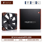 Noctua NF-A14 industrialPPC 2000RPM/3000RPM IP67 140mm Case Fan 12V/24V PWM CPU Cooling Fan Computer Case Industrial Equipment