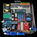 【HOT-PRICE!】Starter Kit For Arduino Uno R3 Uno R3 Breadboard And Holder Kit Step Motor / Servo Kit 1602 LCD Kit Jumper Wire Kit