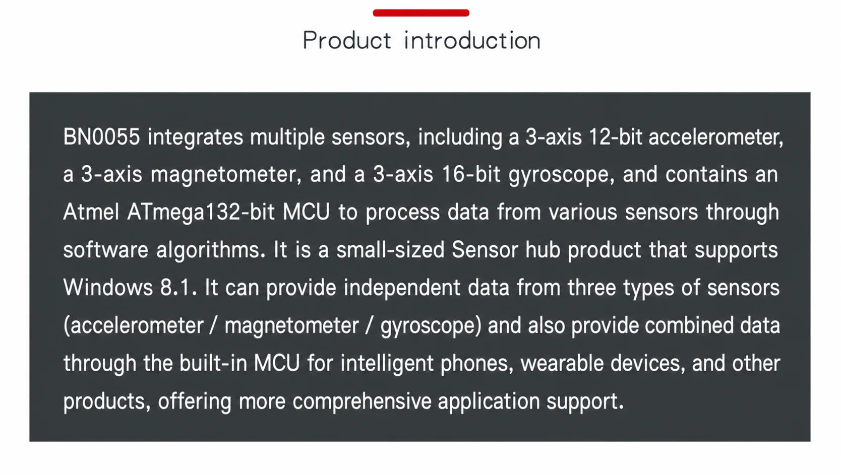 1pcs BNO055 9DOF Nine-Axis Attitude Sensor AHRS Accelerometer Gyroscope Magnetic Field Sensor Module