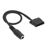 1/3/5PCS DC 5521 to Molex 4 Pin Power Supply Adapter Cable with for Computer Fan Surveillance Cameras Routers 28CM
