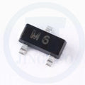 100pcs S9015 M6 0.1A 45V SOT-23 PNP SMD Chip Transistor