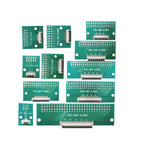 1Pc FPC/FFC Welding 0.5 Seat Connection 0.5mm Pitch Connector SMT To 2.54mm Flexible Cable Adapter Board 6 8 10 20 50 60 80 Pin