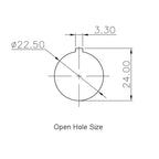 LR22 0.1m-1m Waterproof 8P8C CAT5 CAT6 Network LAN Cable RJ45 Ethernet Connector Circular Aviation Female Socket Panel Mounting