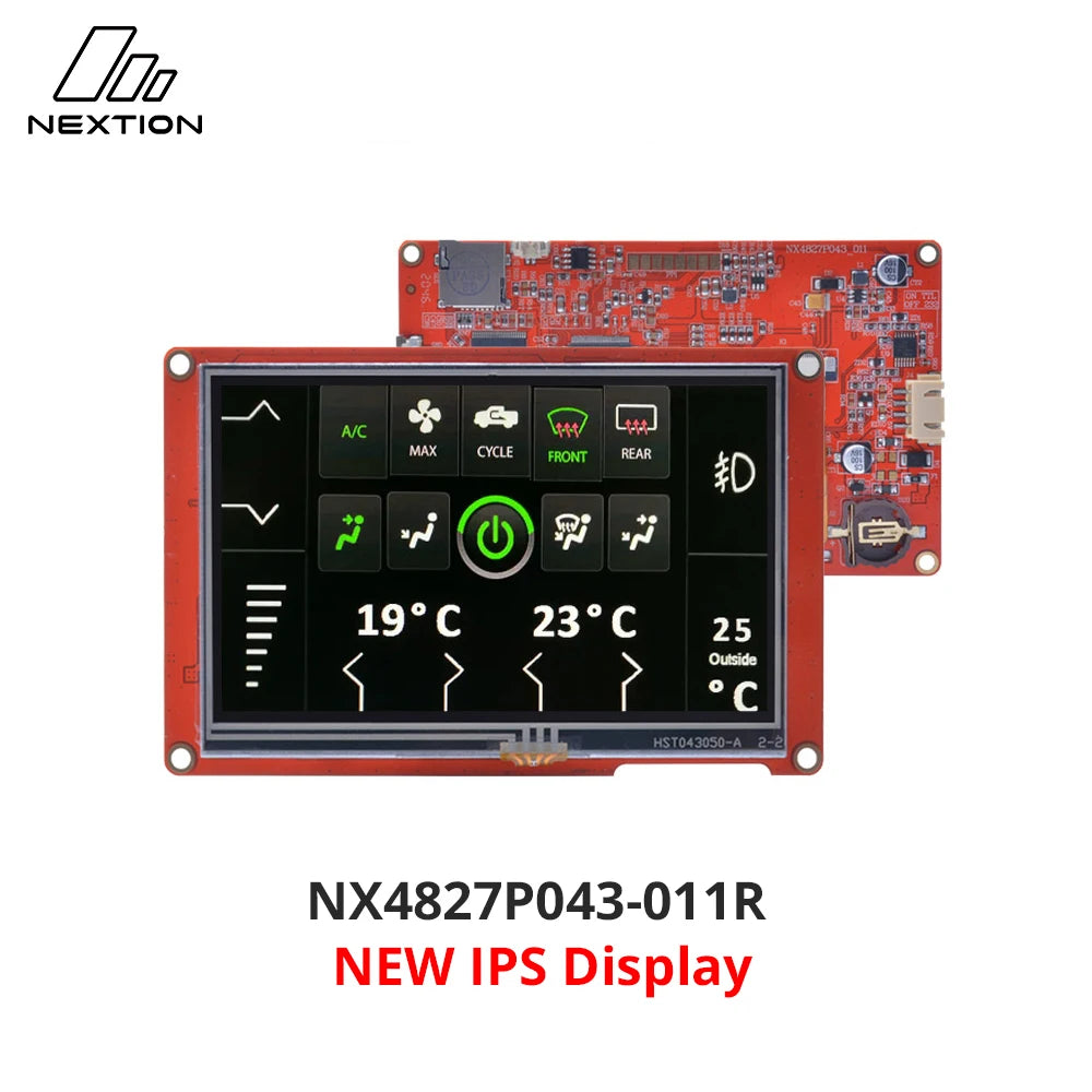 NEXTION 4.3 Inch LCD-TFT HMI Display Module Intelligent Series RGB 65K Color Capacitive/Resistive Touch Panel Without Enclosure