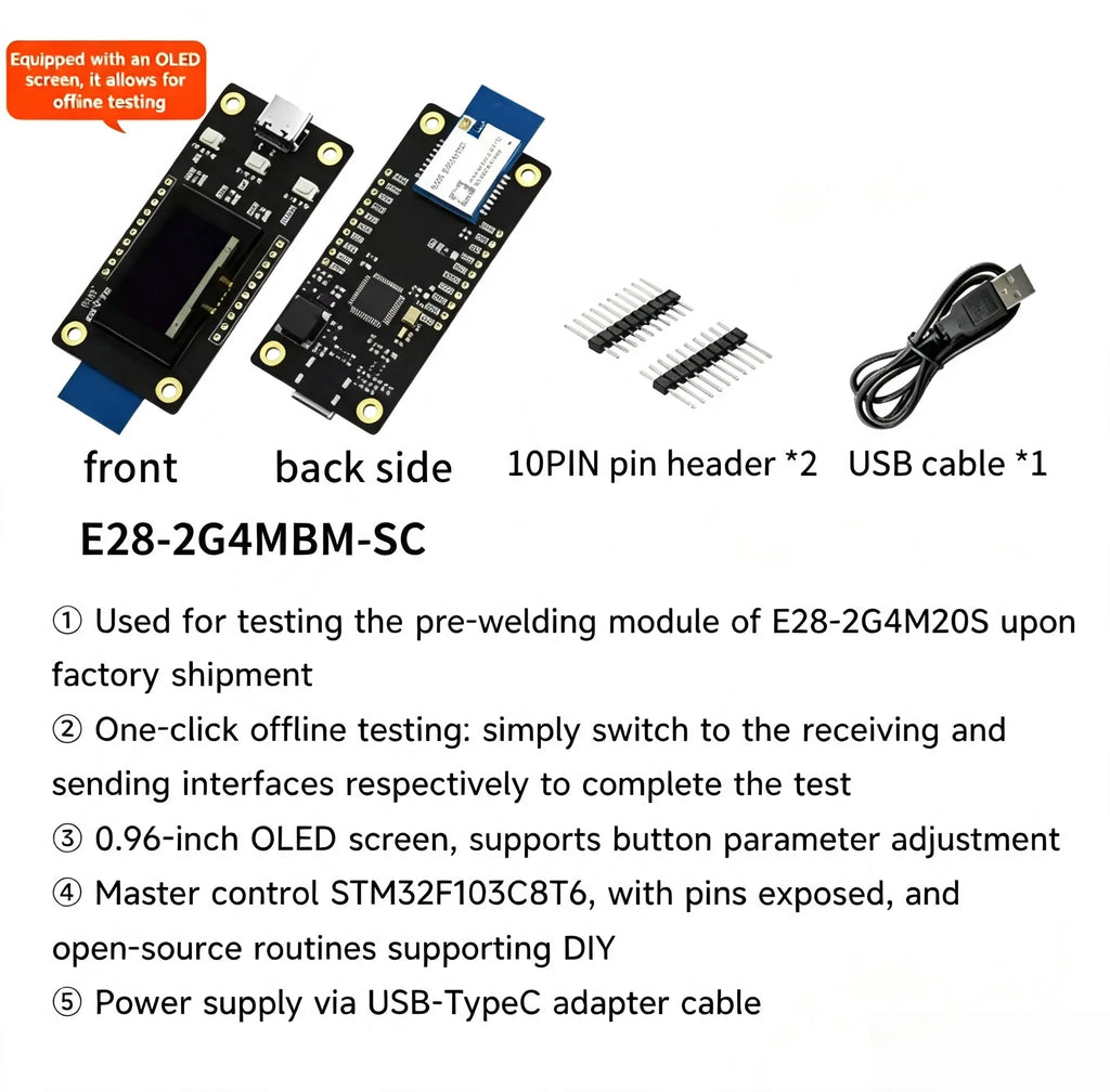 E28-2G4M20S/20SX E28-2G4MBM/MBH/MBL LoRa SX1281 2.4G 20dBm Wireless RF SPI Interface BLE EBYTE E28 Series Communication Module
