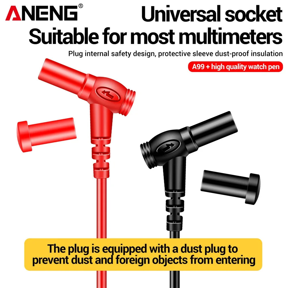 ANENG A99+ Digital Multimeter Test Leads 1000V 10A Multimeter Probes High Precision Needle Tip Multi-Function Test Pen Cable