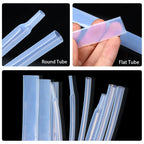 1/5m PTFE Heat Shrink Tube Transparent Diameter 0.5/1/2/2.5/4/5/6/8/10/12mm High Temperature 260℃ 1.7:1 Shrinkage Tubing