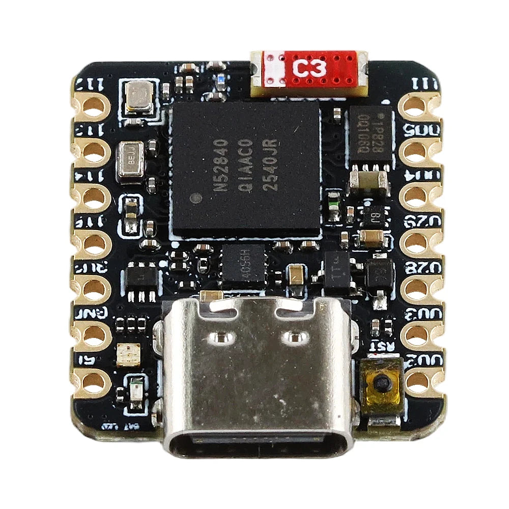 MINI NRF52840 Development Board BT5.0 Bluetooth Module MCU Main Control Board 18*21MM QSPIFlash TYPE-C