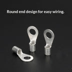 Circular Terminal Block OT1/1.5/2.5/4/6-4/5/6/8mm Cable Lug Spade Bare Copper Wire Connector Wires Non Insulated Crimp Terminal