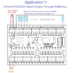 RS485 Remote IO Expansion Board 8/16/32 DI-DO Modbus DMOS PNP Output & NPN/PNP Input Module PLC