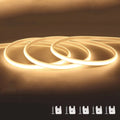 110V 220V Cob LED Strip Light Super Bright Waterproof With EU US Power Supply Switch 288 LEDS/m Warm/Neutral/White Outdoor Decor