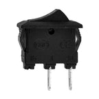 10 Pcs Auto Car Truck Boat Round Rocker 250V 3A 2-Pin ON/OFF Toggle SPST Switches Rocker Switch 10x15mm
