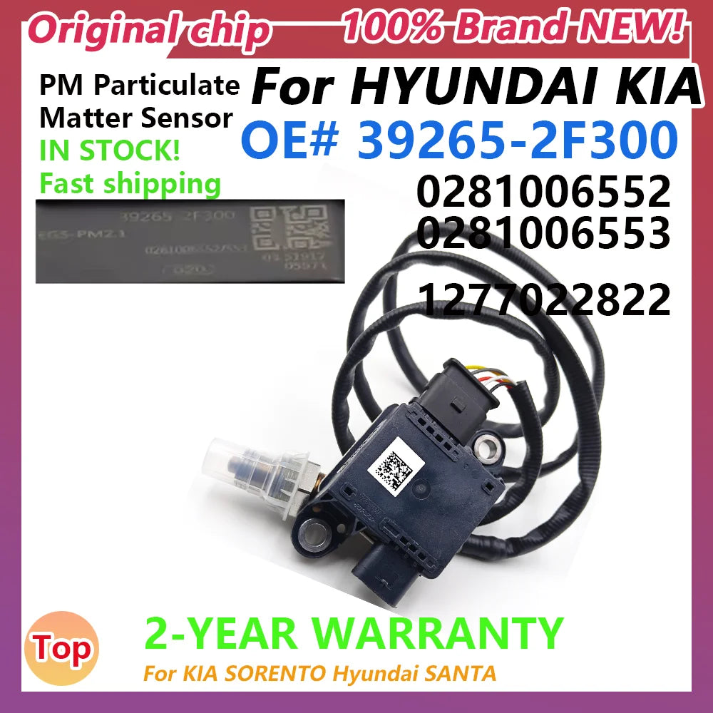 39265-2F300 39265-2F500 392652F300 0281006552 0281006553 1277022822 PM Particulate Sensor For KIA SORENTO Hyundai SANTA FE