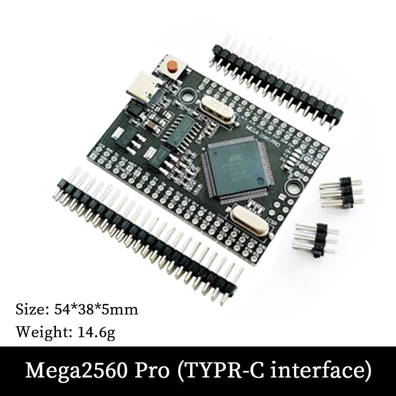 Mega 2560 PRO MINI  Micro 5V (Embed) CH340G ATmega2560-16AU with male pinheaders Compatible for arduino Mega