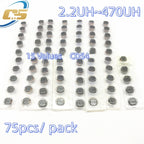 15 Values CD54 SMD Power Inductor Assortment Kit 2.2UH~470UH  Chip Inductors High Quality CD54 Wire Wound Chip
