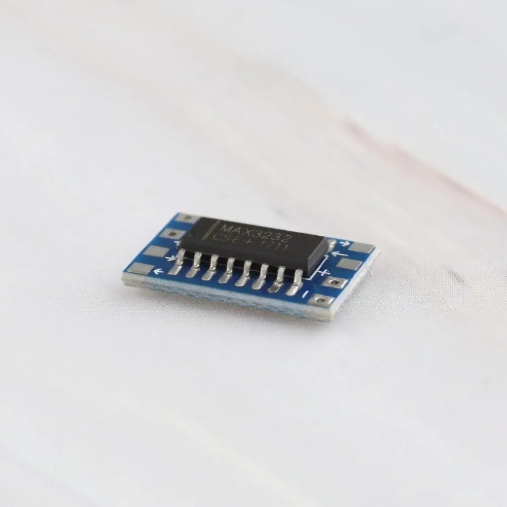 10PCS Mini RS232 MAX3232 to TTL Level Converter Serial Module Board Adapter 3~5V MAX3232 Breakout Board Computer Serial Adapters