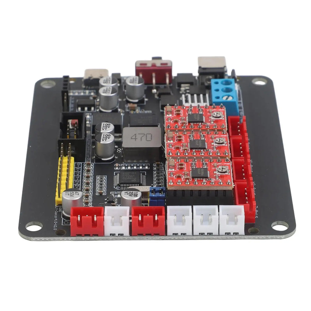 For GRBL 1.1 Controller Board For CNC Router 3018 2418 1610 With Double Y Support A4988 Stepper Motor Driver USB Connection