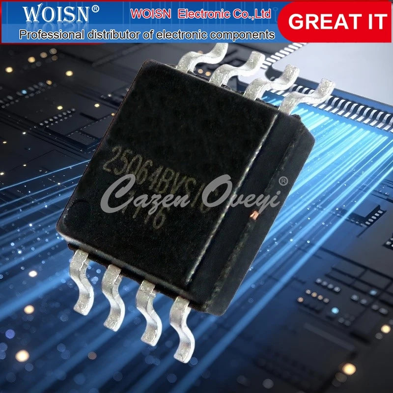 IC Chip W25Q64BVSIG 25Q64BVSIG 25Q64 NE555DR NE555 LM741CM LM741 SOP-8