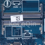 NEW For DELL Vostro 3400 3500 Inspiron 3501 Notebook Mainboard LA-K032P 07HC6F 06PGNJ I3 I5 I7-11TH CPU Laptop Motherboard Test