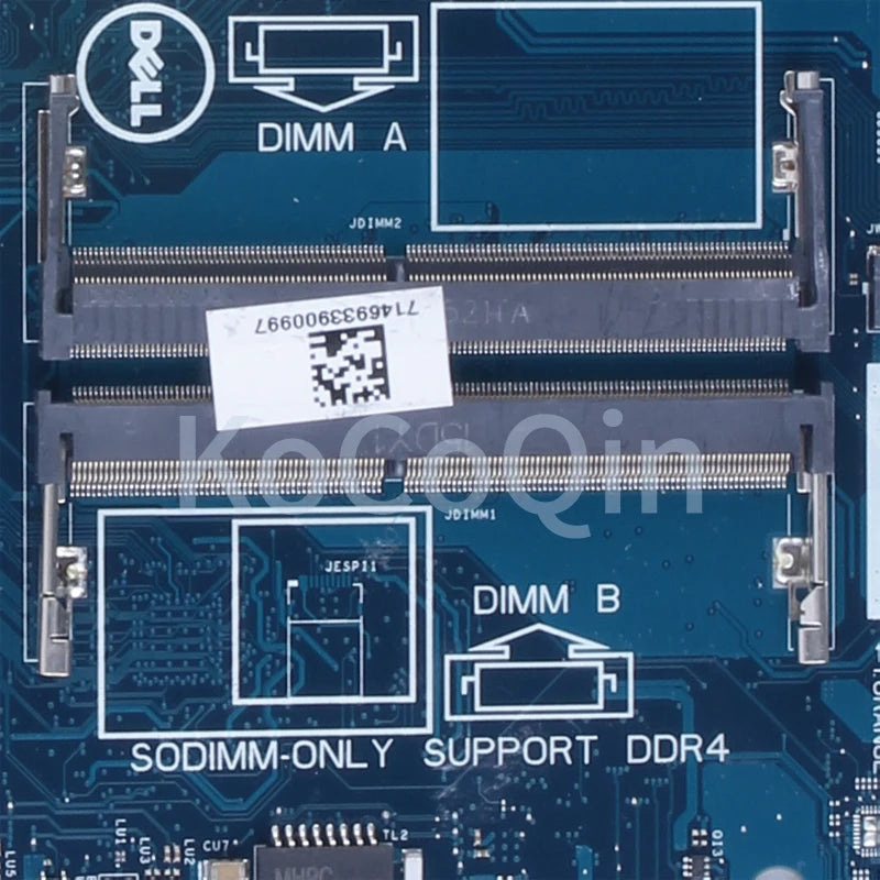 NEW For DELL Vostro 3400 3500 Inspiron 3501 Notebook Mainboard LA-K032P 07HC6F 06PGNJ I3 I5 I7-11TH CPU Laptop Motherboard Test