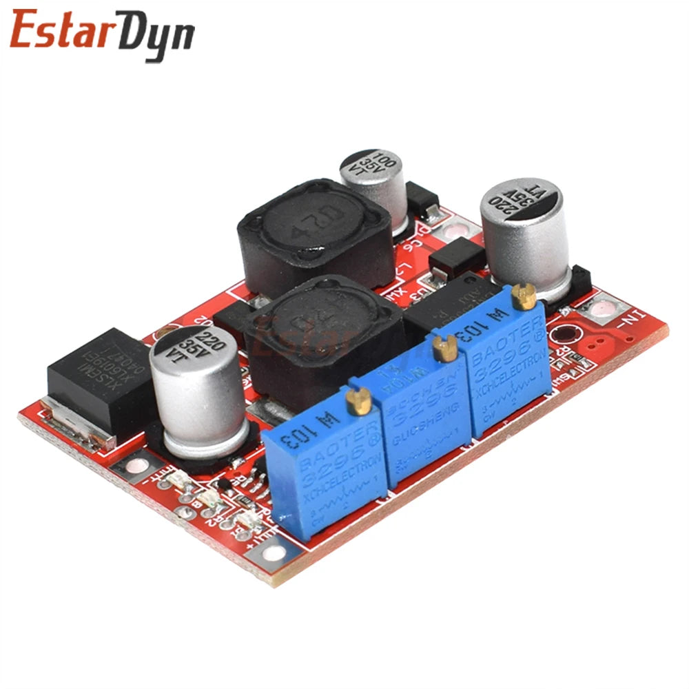LM2596 LM2577 DC Auto Boost Buck Converter 4-35V to 1-25V 5V 12V 19V 24V 4A Step up / down voltage Regulator CC CV Charging