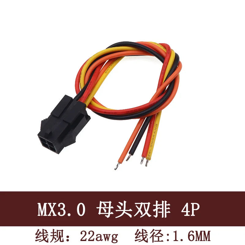 5PC Micro-fit Molex MX3.0 43025 43020 22AWG Dual Row Small 5557 5559 Male Female Air Dock Electronic Terminal Wire Cable Harness