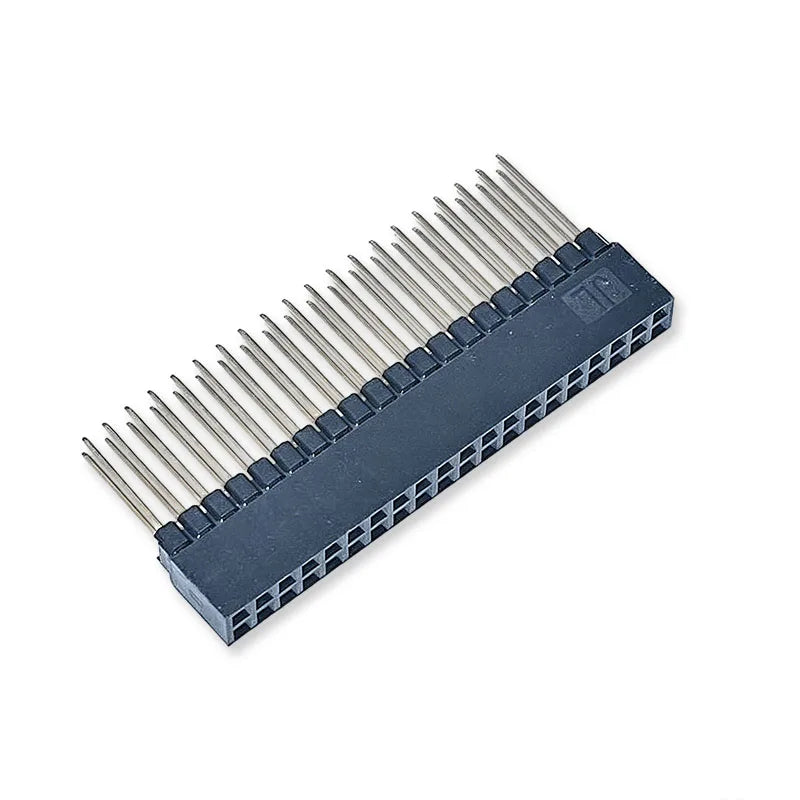 1PCS 2.54mm 2x10P/20P/32P/40 Pin Female Stacking Header Connector Dual Row 2*10P 2*20P 2*32P 2*40P PC104 For Raspberry Pi 2