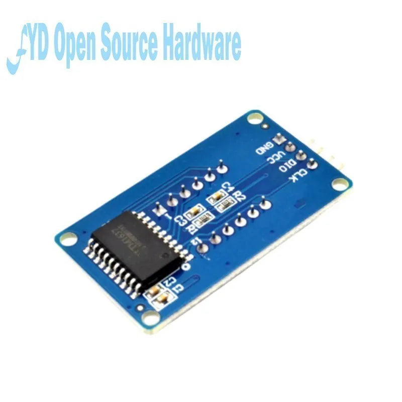 TM1637 4 Bits Digital LED Display Module For Arduino 7 Segment 0.36Inch Clock RED Anode Tube Four Serial Driver Board Pack