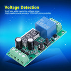 Voltage Detection Module Digital Display High Accuracy Relay Electronic Component DC12V Relay Module