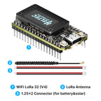 Heltec LoRa32 V4 ESP32-S3 SX1262 LoRaWAN 868MHz 915MHz Development Board with 0.96 Inch OLED, WiFi & BLE Mesh Network for IoT